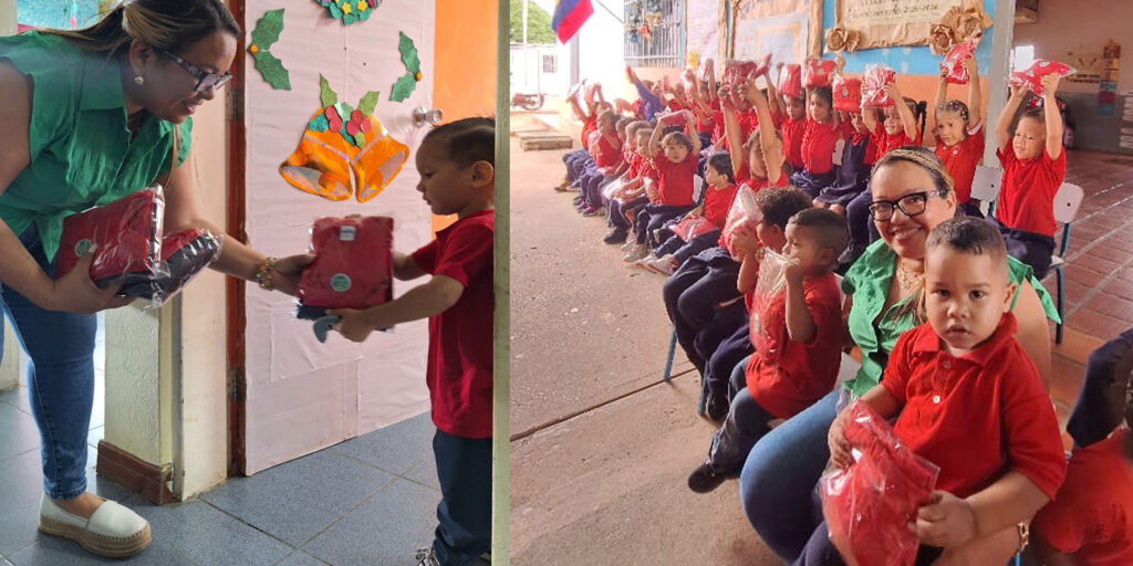 Alcaldesa-Roselis-León-entrega-uniformes-a-estudiantes-de-Santa-Bárbara