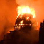 Devastador incendio destruye histórico edificio en Glasgow, Escocia