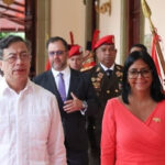 Delcy Rodríguez y Gustavo Petro revisan agenda estratégica de seguridad y cooperación