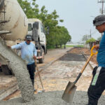 Avanzan trabajos de vialidad en el Complejo Habitacional “Paramaconi”