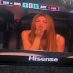 Shakira se volvió viral al ser captada en el Argentina vs Austria con sus hijos